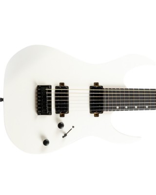 Spira Guitars S-407 MWH Roasted Maple HH 7-String - Satin White